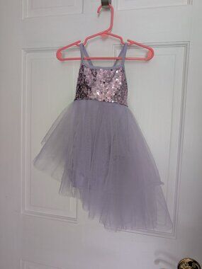 NEW! Purple EFiEL sequin dance leotard